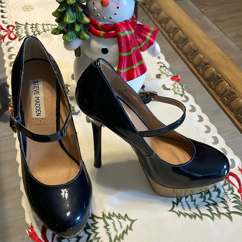 Steve Madden 5 1/2in heels, Blue, size 7M